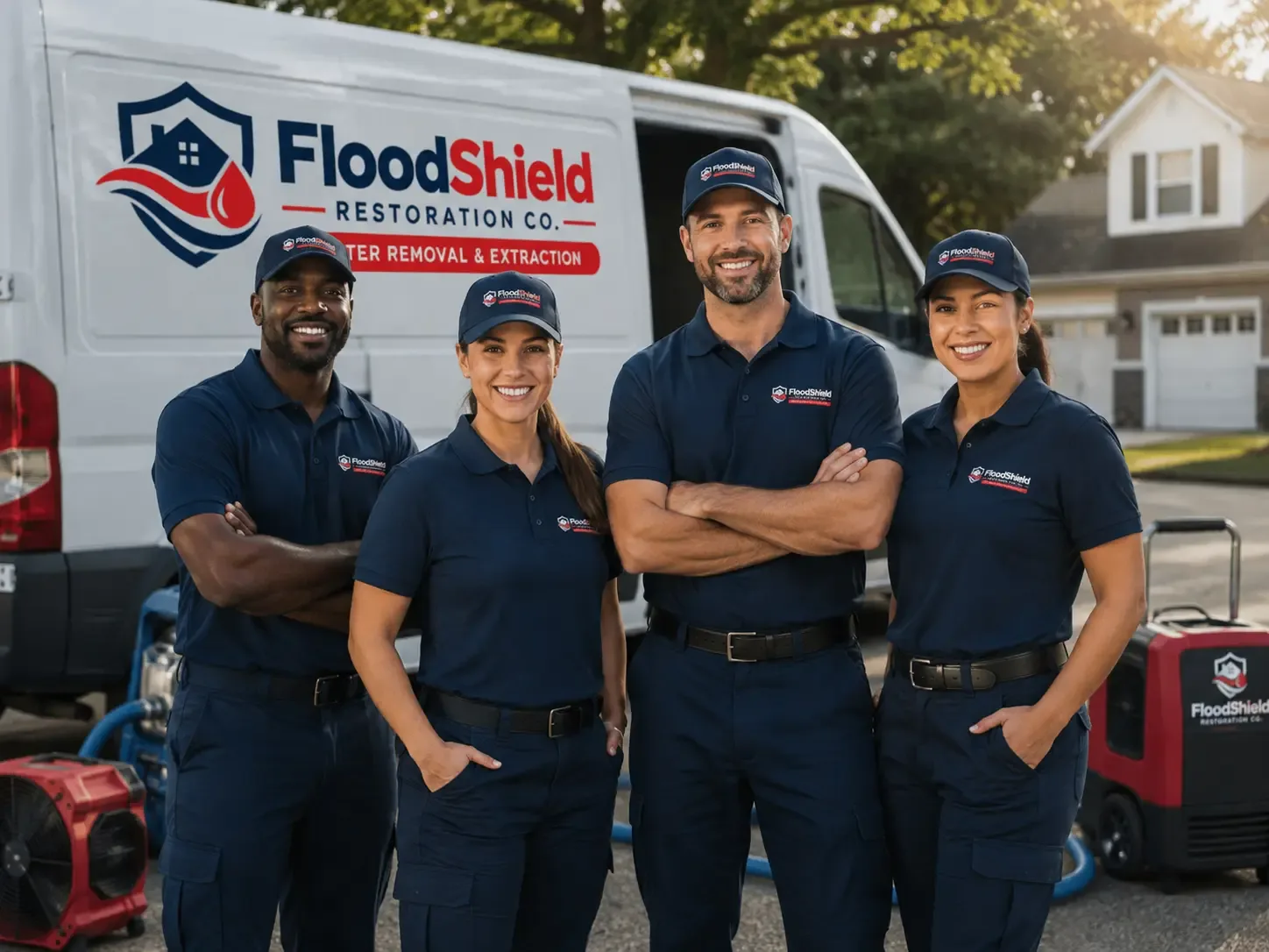 Flood Damage Restoration company in Rivervale, AR